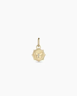 gorjana Diamond Butterfly Charm 14k Solid Gold Discount