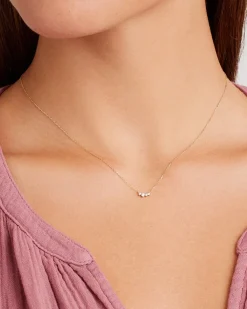 gorjana Diamond Cluster Necklace Fashion