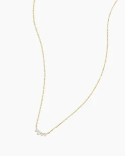 gorjana Diamond Cluster Necklace Fashion