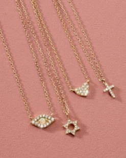 gorjana Diamond Cross Necklace Outlet