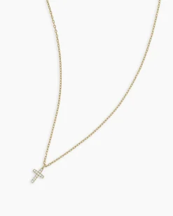 gorjana Diamond Cross Necklace Outlet