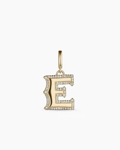 gorjana Diamond Era Alphabet Charm 14k Solid Gold Discount