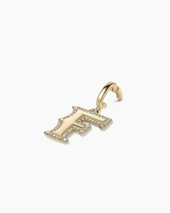 gorjana Diamond Era Alphabet Charm 14k Solid Gold Discount
