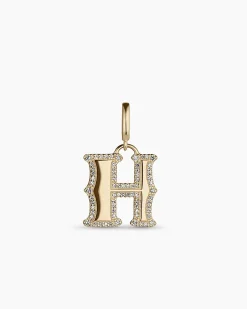 gorjana Diamond Era Alphabet Charm 14k Solid Gold Discount