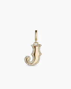 gorjana Diamond Era Alphabet Charm 14k Solid Gold Discount