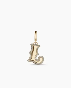 gorjana Diamond Era Alphabet Charm 14k Solid Gold Discount