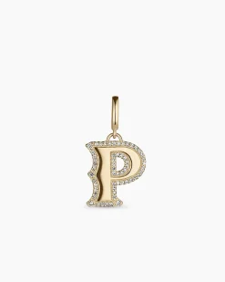 gorjana Diamond Era Alphabet Charm 14k Solid Gold Discount