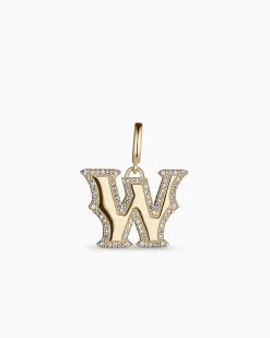 gorjana Diamond Era Alphabet Charm 14k Solid Gold Discount
