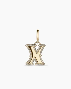 gorjana Diamond Era Alphabet Charm 14k Solid Gold Discount
