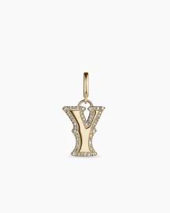 gorjana Diamond Era Alphabet Charm 14k Solid Gold Discount
