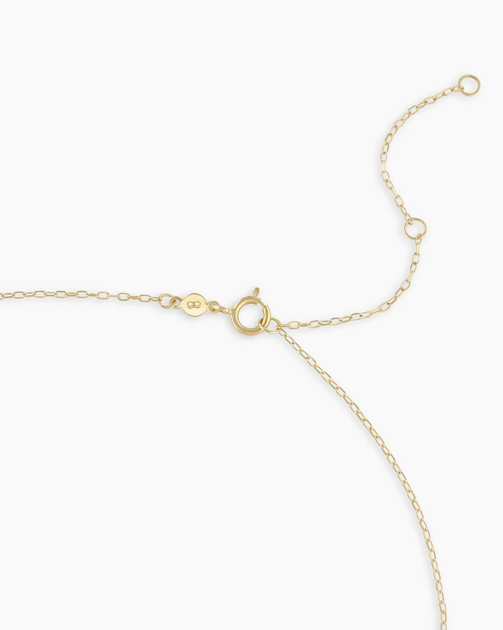 gorjana Diamond Evil Eye Necklace 14k Solid Gold Outlet