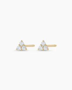 gorjana Diamond Jolie Studs 14k Solid Gold Fashion