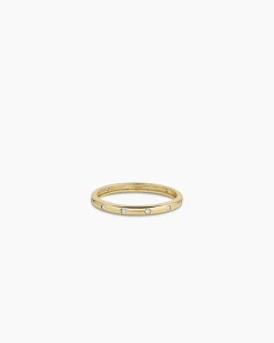 gorjana Diamond Lou Helium Ring 14k Solid Gold Discount