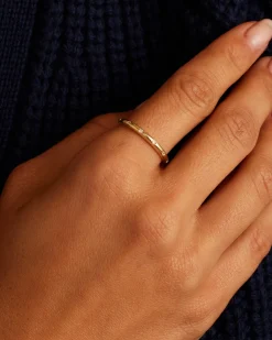 gorjana Diamond Lou Helium Ring 14k Solid Gold Discount