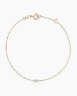 gorjana Diamond Pavé Alphabet Bracelet Fashion