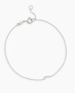 gorjana Diamond Pavé Alphabet Bracelet Fashion