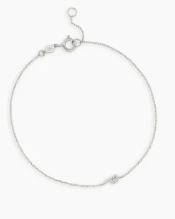 gorjana Diamond Pavé Alphabet Bracelet Fashion