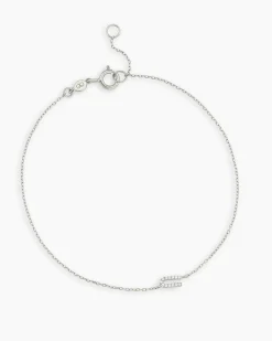 gorjana Diamond Pavé Alphabet Bracelet Fashion