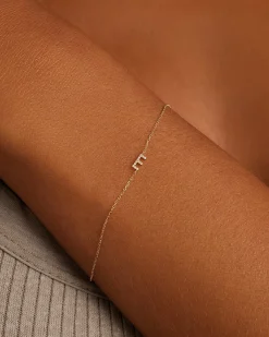 gorjana Diamond Pavé Alphabet Bracelet Fashion