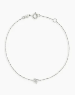 gorjana Diamond Pavé Alphabet Bracelet Fashion