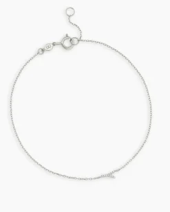gorjana Diamond Pavé Alphabet Bracelet Fashion