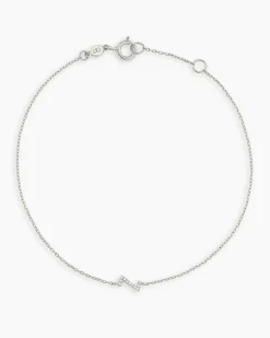 gorjana Diamond Pavé Alphabet Bracelet Fashion