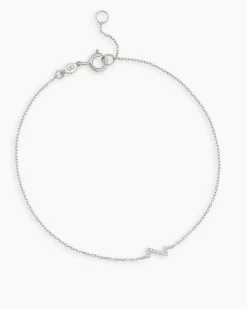 gorjana Diamond Pavé Alphabet Bracelet Fashion