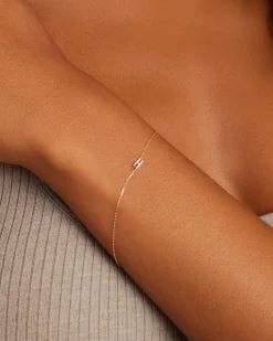 gorjana Diamond Pavé Alphabet Bracelet Fashion