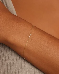 gorjana Diamond Pavé Alphabet Bracelet Fashion