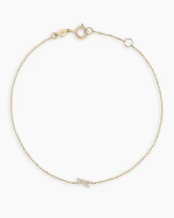 gorjana Diamond Pavé Alphabet Bracelet Fashion