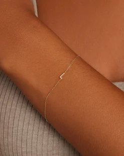 gorjana Diamond Pavé Alphabet Bracelet Fashion