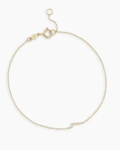 gorjana Diamond Pavé Alphabet Bracelet Fashion