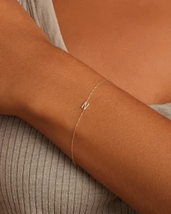 gorjana Diamond Pavé Alphabet Bracelet Fashion