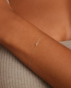 gorjana Diamond Pavé Alphabet Bracelet Fashion