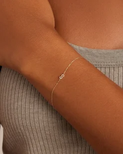 gorjana Diamond Pavé Alphabet Bracelet Fashion