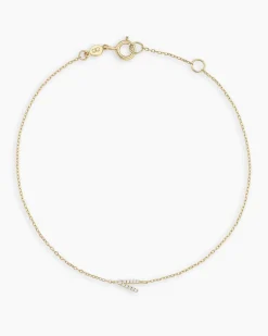 gorjana Diamond Pavé Alphabet Bracelet Fashion