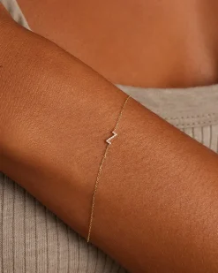 gorjana Diamond Pavé Alphabet Bracelet Fashion