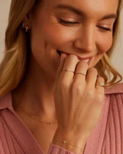 gorjana Diamond Pavé Heart Ring 14k Solid Gold Online