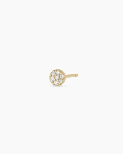 gorjana Diamond Pavé Single Stud Fashion