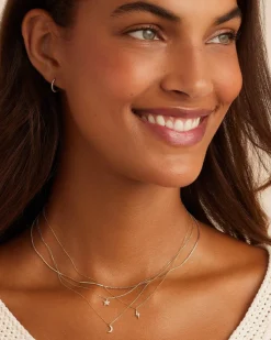 gorjana Diamond Star Necklace 14k Solid Gold Best