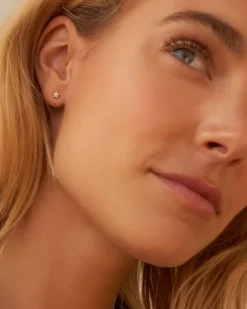 gorjana Diamond Star Single Stud 14k Solid Gold Outlet