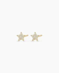 gorjana Diamond Star Studs 14k Solid Gold Online