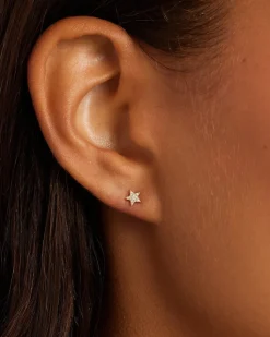 gorjana Diamond Star Studs 14k Solid Gold Online