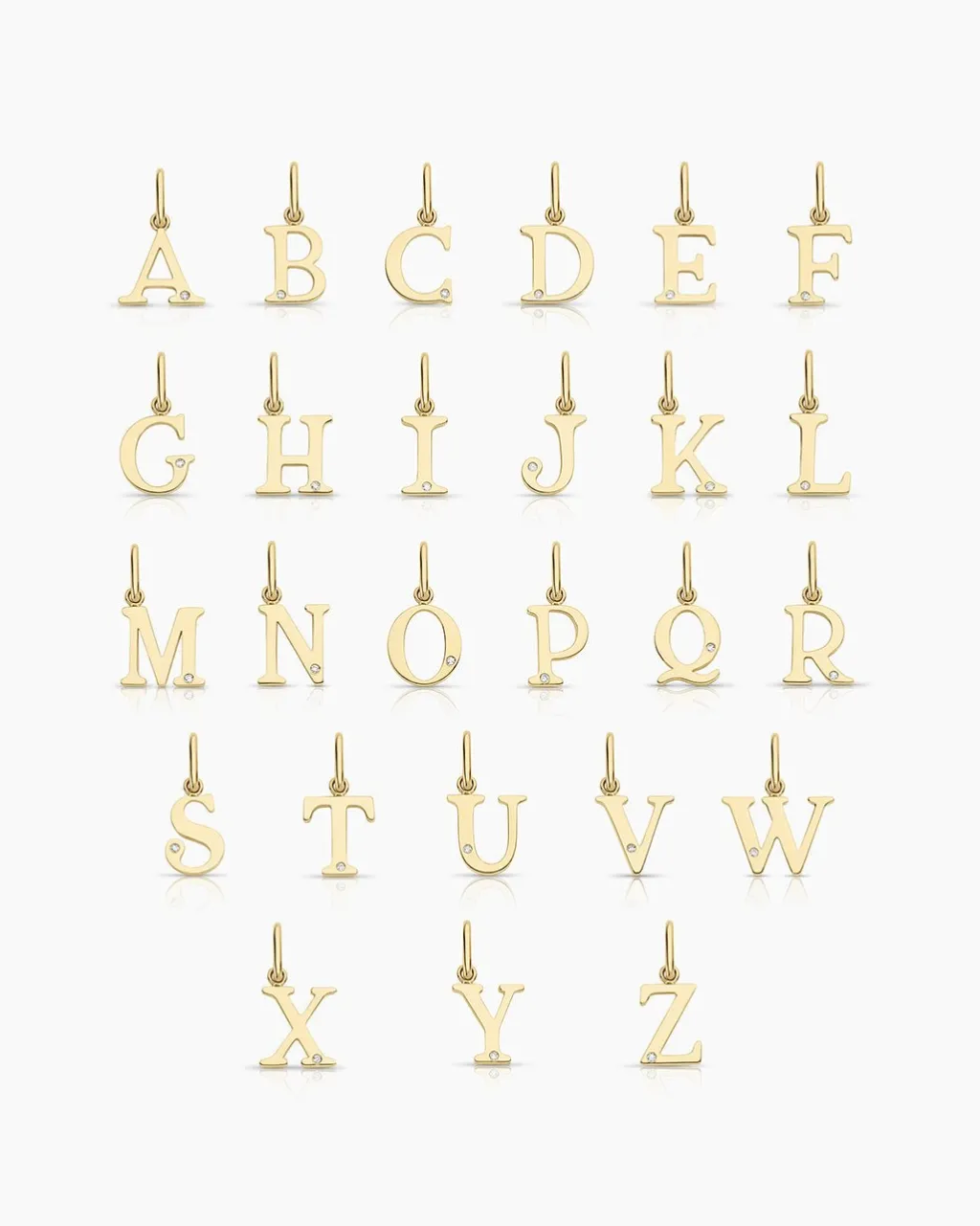 gorjana Diamond Vintage Alphabet Charm Sale