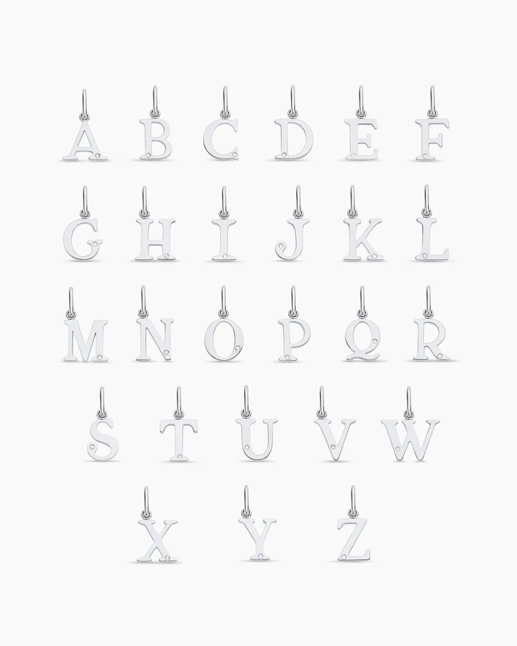 gorjana Diamond Vintage Alphabet Charm Sale
