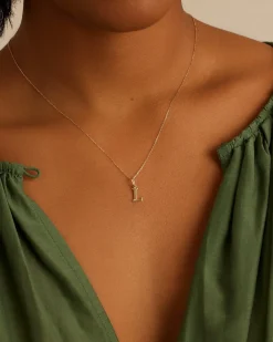 gorjana Diamond Vintage Alphabet Charm Sale