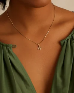 gorjana Diamond Vintage Alphabet Charm Sale