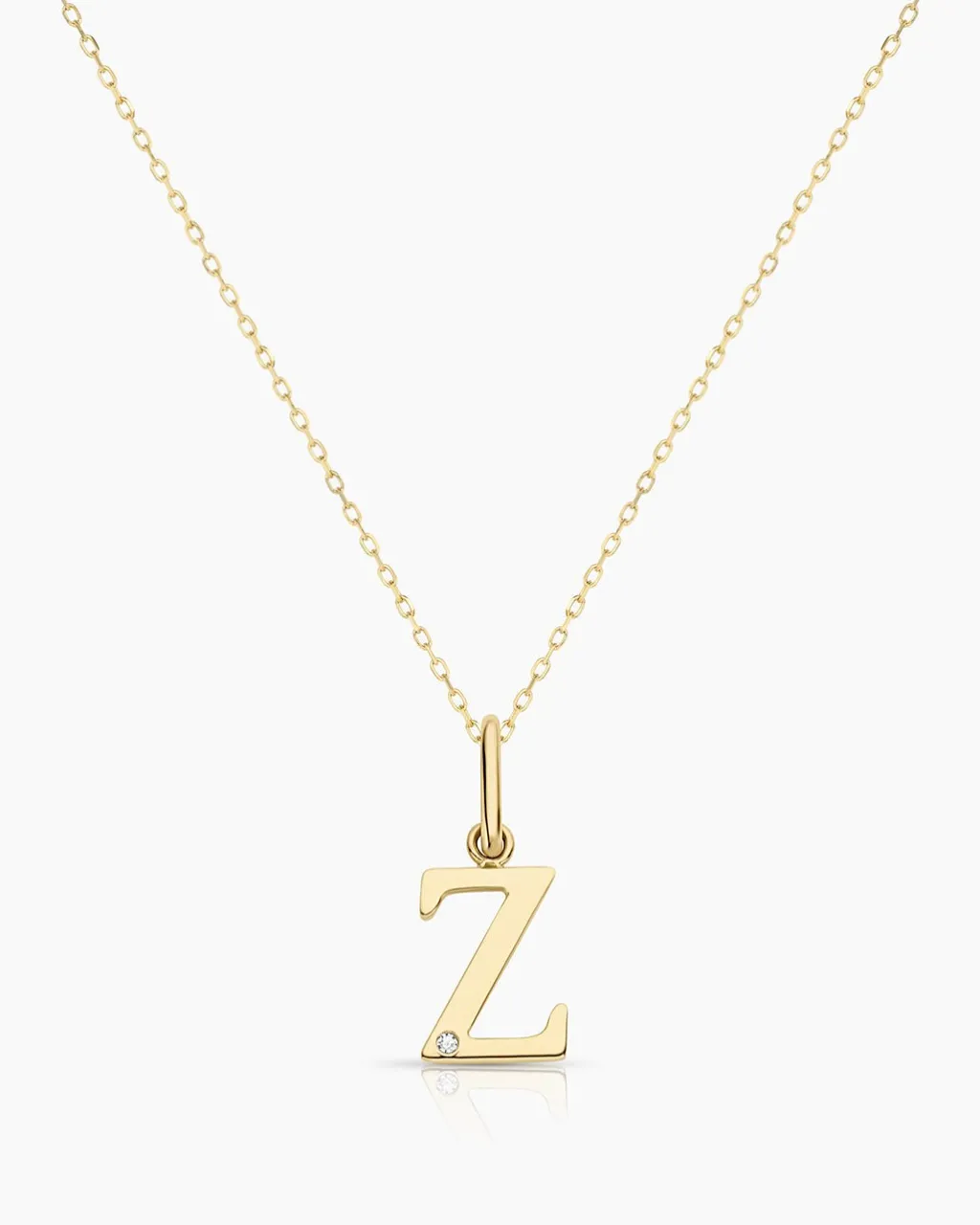 gorjana Diamond Vintage Alphabet Charm Necklace Best