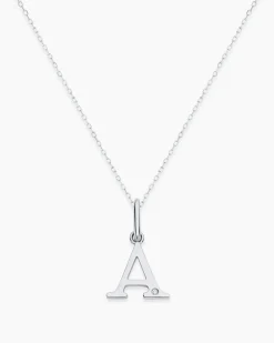 gorjana Diamond Vintage Alphabet Charm Necklace Best