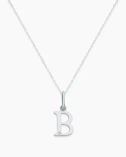 gorjana Diamond Vintage Alphabet Charm Necklace Best